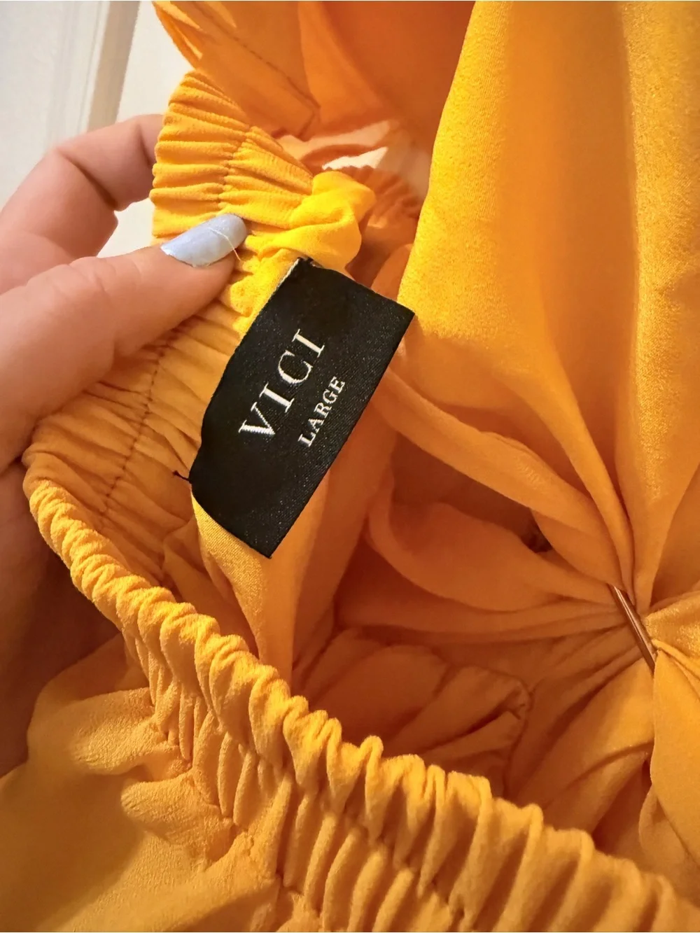 Sleeveless Ruffle Cutout Maxi Dress in Mustard “Carlita Ruffle Cutout
Maxi Dress - Picture 5 of 7